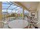 Enjoy the view from the patio overlooking the pool at 256 Lancaster Dr, Davenport, FL 33897