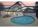 Enjoy evenings by the pool under the screened enclosure at 2993 Stillwater Dr, Kissimmee, FL 34743