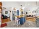 Updated kitchen with island and open living area at 306 Boger N Blvd, Lakeland, FL 33803