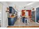 Updated kitchen with island and open living area at 306 Boger N Blvd, Lakeland, FL 33803