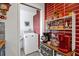 Laundry room with washer, dryer, and coffee bar at 306 Boger N Blvd, Lakeland, FL 33803