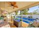 Inviting screened pool area featuring comfy seating and a refreshing pool at 306 Boger N Blvd, Lakeland, FL 33803