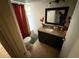 Clean bathroom with granite countertop and updated vanity at 4235 Edgewater Dr, Orlando, FL 32804