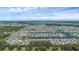 Aerial view of expansive waterfront community at 5052 Center Ct, St Cloud, FL 34772
