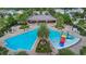 Resort-style community pool with a water park at 5052 Center Ct, St Cloud, FL 34772