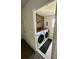 Charming laundry room showcasing modern machines, wooden countertop, and stylish decor at 5052 Center Ct, St Cloud, FL 34772