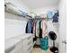Well-organized closet with wire shelving and storage drawers at 524 Sardinia Cir, Davenport, FL 33837