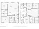 Two-story floor plan with 2-car garage, multiple bedrooms, and bathrooms at 524 Sardinia Cir, Davenport, FL 33837