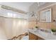 Bathroom with beige tile and a shower/tub combo at 7804 Acadian Dr, Orlando, FL 32822