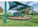 playground with shade structure and play equipment at 8162 Valhalla Ter, Reunion, FL 34747