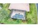 Aerial view showing house and pool at 26 Lake Diamond Ave, Ocala, FL 34472