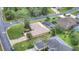 House with pool, aerial view at 26 Lake Diamond Ave, Ocala, FL 34472