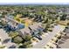 Aerial view of townhouses community, showcasing the neighborhood's layout at 1311 E 10Th St, Apopka, FL 32703