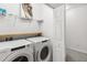 Laundry room features modern washer and dryer with a shelf at 1311 E 10Th St, Apopka, FL 32703