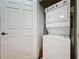 Convenient laundry closet with stackable washer and dryer at 1361 Tuscan Ter # 7305, Davenport, FL 33896