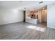 Spacious living room with gray wood-look tile floors at 272 Muscogee Ln, Orlando, FL 32825