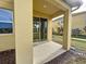 Private patio with sliding glass doors at 272 Muscogee Ln, Orlando, FL 32825