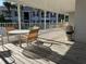 Community patio with seating area at 3011 Hemingway Cir # 3011, Haines City, FL 33844