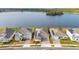 Houses with lakefront views and solar panels at 3052 Ella Way, Saint Cloud, FL 34771