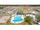 Community pool and clubhouse with lake access at 3052 Ella Way, Saint Cloud, FL 34771