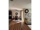 Casual dining area with round table and chairs, adjacent to living room at 3309 Sonder Dr, Davenport, FL 33896