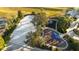 Aerial view of community amenities including a volleyball court and playground at 384 Orange Cosmos Blvd, Davenport, FL 33837