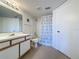 Clean bathroom with tub and shower combination at 4105 Tropical Isle Blvd # 216, Kissimmee, FL 34741