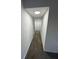 Clean hallway with neutral-colored carpet and doors at 4518 Commander Dr # 1918, Orlando, FL 32822