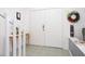 Front entry with staircase and decorative elements at 4608 Cumbrian Lakes Dr, Kissimmee, FL 34746