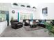 Spacious living room with sectional sofa and large windows at 4608 Cumbrian Lakes Dr, Kissimmee, FL 34746