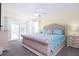 Spacious main bedroom with king-size bed and sliding door access at 4608 Cumbrian Lakes Dr, Kissimmee, FL 34746
