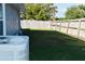 Large backyard with a wooden fence and ample space for outdoor activities at 500 16Th St, Saint Cloud, FL 34769