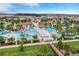 Resort-style pool with waterslides and a lazy river at 8953 Zurich Ln, Kissimmee, FL 34747