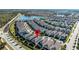 Aerial view showing home's location in community at 8953 Zurich Ln, Kissimmee, FL 34747