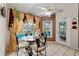 The dining area has outdoor views at 918 San Paulo Way, Kissimmee, FL 34758