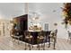 Entertaining bar in living room with seating at 918 San Paulo Way, Kissimmee, FL 34758
