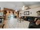 Spacious living room with outdoor pool views at 918 San Paulo Way, Kissimmee, FL 34758