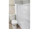 Clean bathroom with toilet and shower combination at 1075 S Hiawassee Rd # 912, Orlando, FL 32835