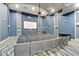 Community theater room with screen and seating at 1455 Rolling Fairway Dr, Davenport, FL 33896