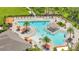Large community pool with plenty of space for swimming and relaxing at 1516 Quinta Rd, Kissimmee, FL 34744