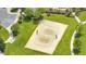 Aerial view of a community volleyball court at 1516 Quinta Rd, Kissimmee, FL 34744