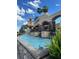Ornate entrance with water feature at 217 Montoro Ln, Davenport, FL 33837