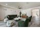 Elegant living room with a modern sofa and stylish coffee table at 217 Montoro Ln, Davenport, FL 33837