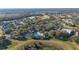 Panoramic aerial view of the community surrounded by lush greenery and a golf course at 26622 Bull Run, Leesburg, FL 34748