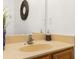 Simple bathroom with updated vanity and vessel sink at 2713 Roadster Ln, Kissimmee, FL 34746