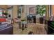 Elegant lobby with comfortable seating and fireplace at 2713 Roadster Ln, Kissimmee, FL 34746
