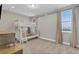 Bedroom with a bunk bed and neutral decor at 7430 Marker Ave, Kissimmee, FL 34747