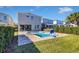 Inviting backyard oasis with a private pool and spa at 7430 Marker Ave, Kissimmee, FL 34747