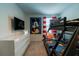 bedroom with bunk beds and Mickey Mouse theme decor at 800 Benoi Dr, Davenport, FL 33896