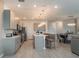 Modern kitchen with island and ample counter space at 800 Benoi Dr, Davenport, FL 33896
